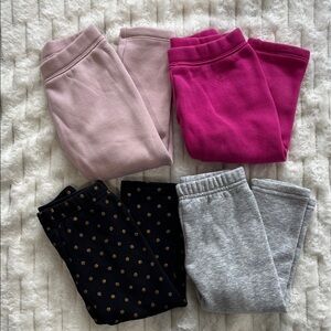 2T Girls GAP & Carter’s Winter Leggings